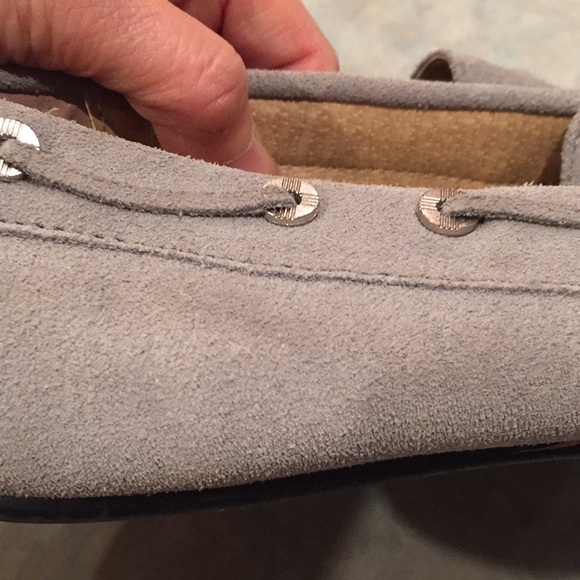 Lands End gray suede loafers (sz 7 1/2) - Picture 8 of 10